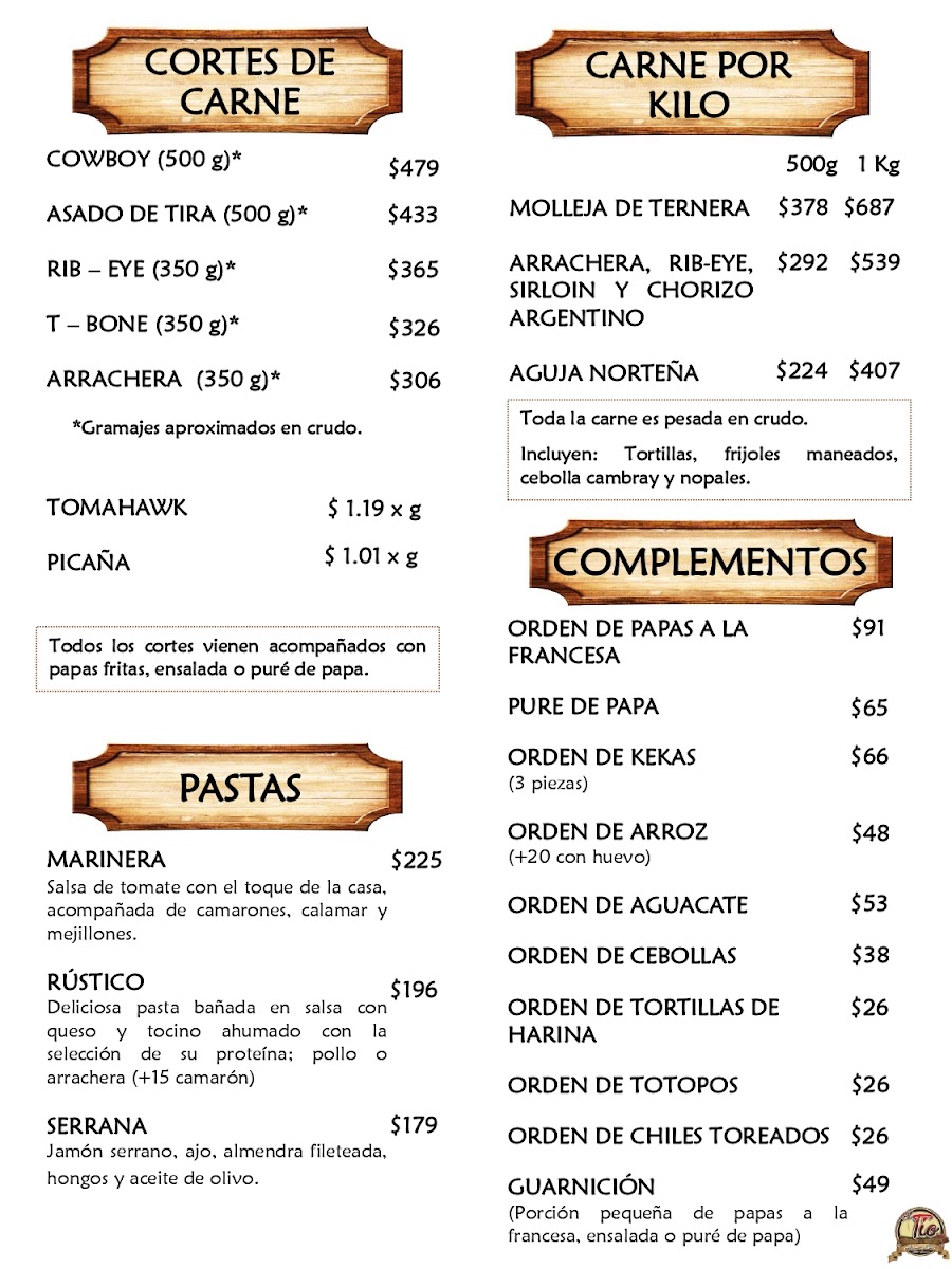 El Tío Asador Grill Menu - Image 6